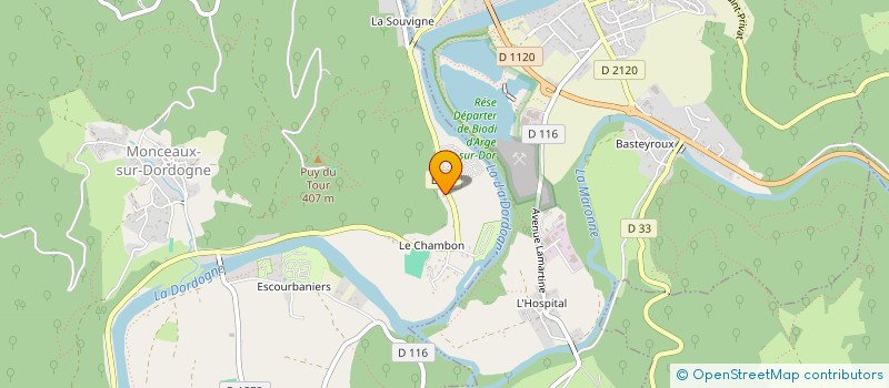 localisation de l'entreprise SNR  MONCEAUX-SUR-DORDOGNE