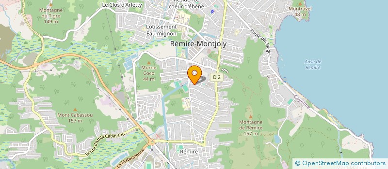 localisation de l'entreprise SNR GUYANE  REMIRE-MONTJOLY