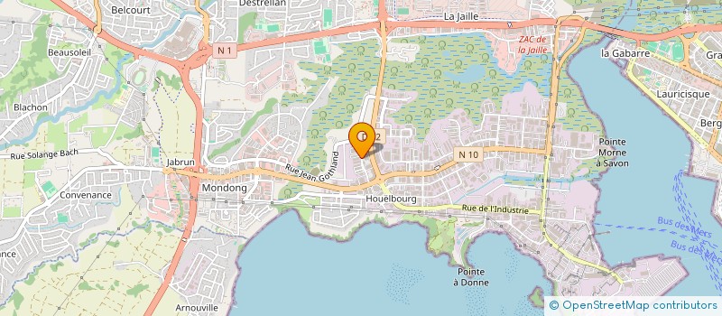 localisation de l'entreprise SNR PLOMBERIE  BAIE-MAHAULT