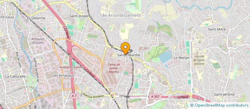 localisation de l'entreprise SNR PRO 13  MARSEILLE