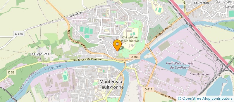 localisation de l'entreprise SNR VTC  MONTEREAU-FAULT-YONNE