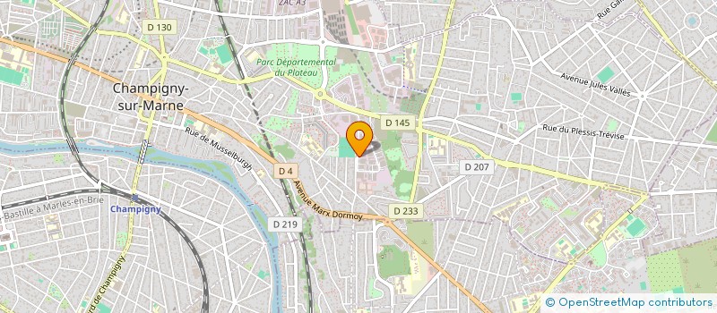 localisation de l'entreprise SNRC INGENIERIE à CHAMPIGNY-SUR-MARNE