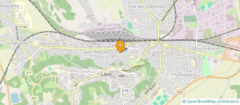 localisation de l'entreprise SNRD BASSIN D'ARDON à LAON