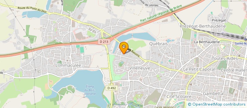 localisation de l'entreprise SNREST à SAINT-NAZAIRE