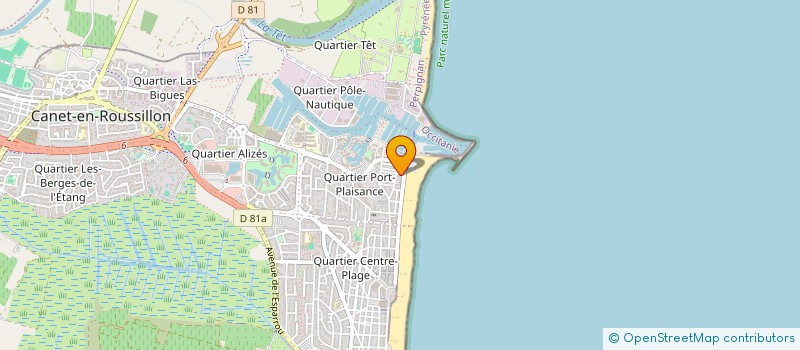 localisation de l'entreprise SNRM  CANET EN ROUSSILLON