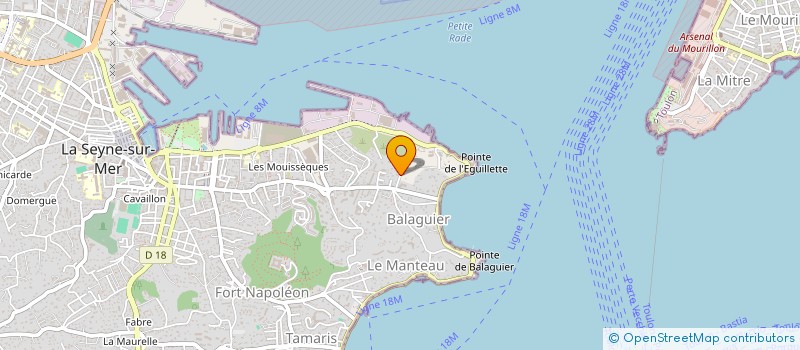 localisation de l'entreprise SNS à LA SEYNE-SUR-MER