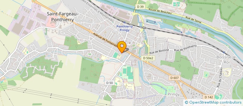 localisation de l'entreprise SNS DRIVER  SAINT-FARGEAU-PONTHIERRY