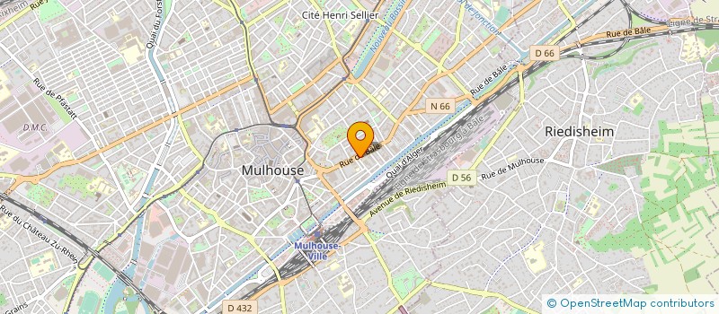 localisation de l'entreprise SNS EPICERIE à MULHOUSE