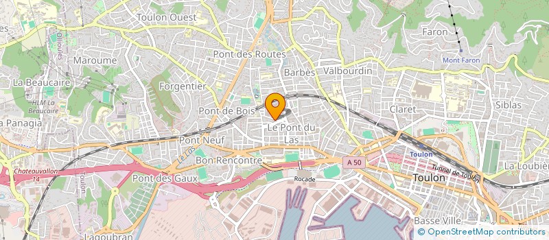 localisation de l'entreprise SNS SERVIFRANCE à TOULON