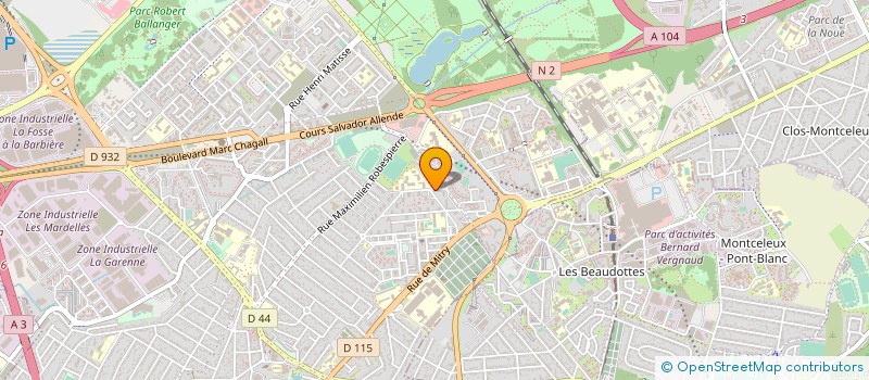 localisation de l'entreprise SNS TRANSPORTS à AULNAY-SOUS-BOIS