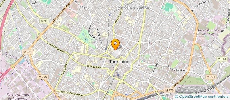 localisation de l'entreprise SNSA HOME  TOURCOING