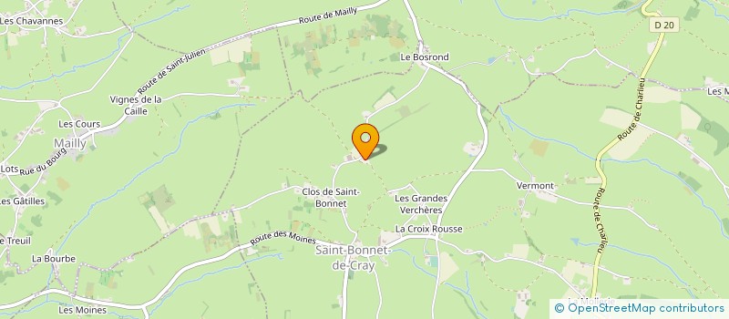 localisation de l'entreprise SNSC  SAINT-BONNET-DE-CRAY