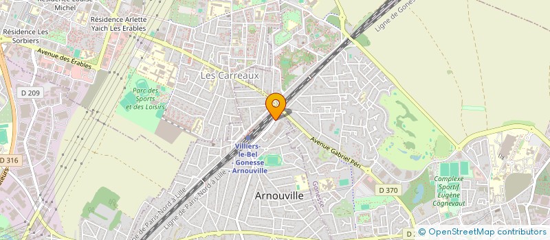 localisation de l'entreprise SNT à ARNOUVILLE