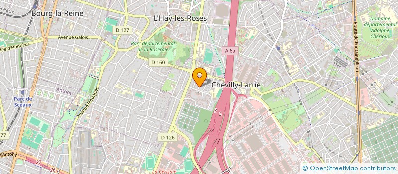 localisation de l'entreprise SNT  CHEVILLY-LARUE