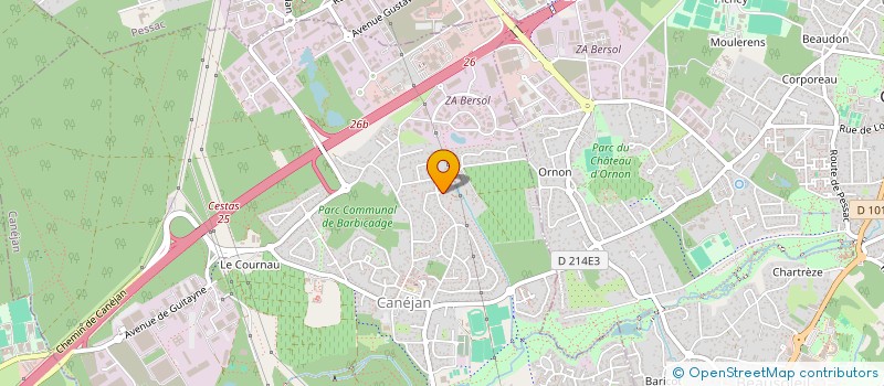 localisation de l'entreprise SNT  CANEJAN