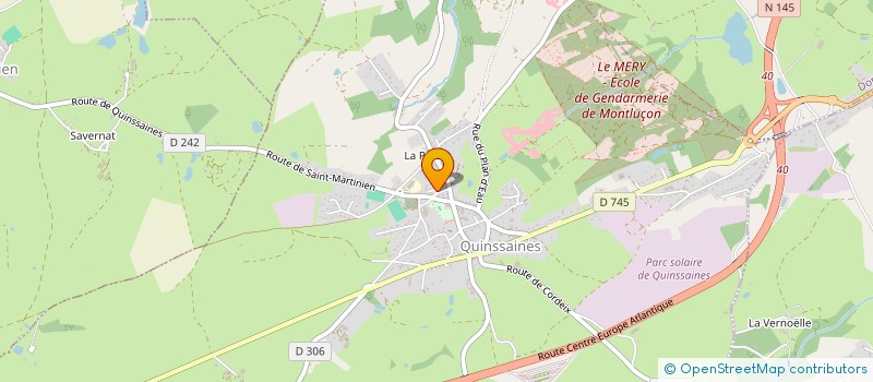 localisation de l'entreprise SNT à QUINSSAINES