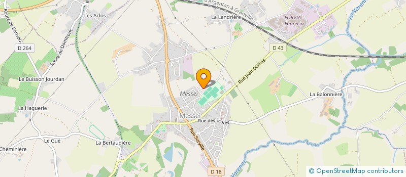 localisation de l'entreprise SNT BARDAGE ETANCHEITE à MESSEI