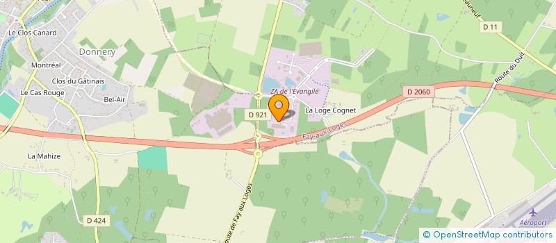 localisation de l'entreprise SNT THOMAS à FAY-AUX-LOGES