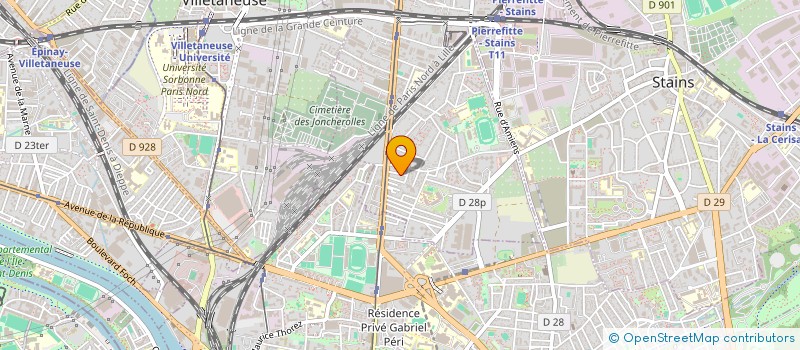 localisation de l'entreprise SNT TLC à PIERREFITTE-SUR-SEINE