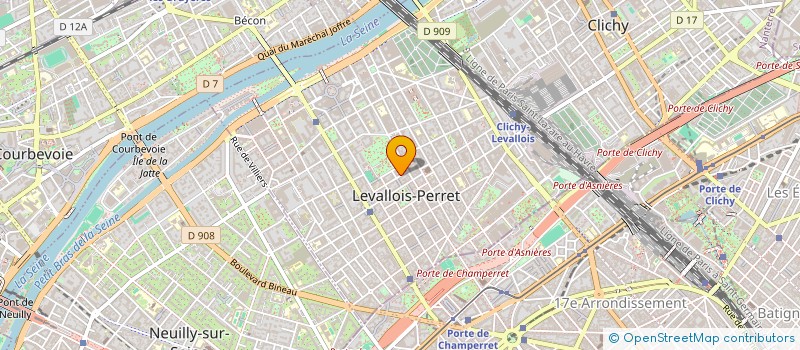 localisation de l'entreprise SNTG à LEVALLOIS-PERRET