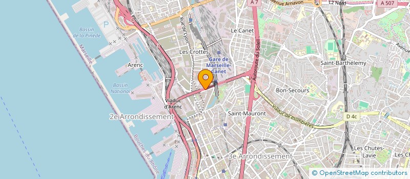 localisation de l'entreprise SNTLI à MARSEILLE