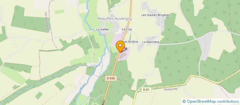 localisation de l'entreprise SNTN -  SOCIETE NOUVELLE DE TREFILERIE NORMANDE à NEAUFLES AUVERGNY