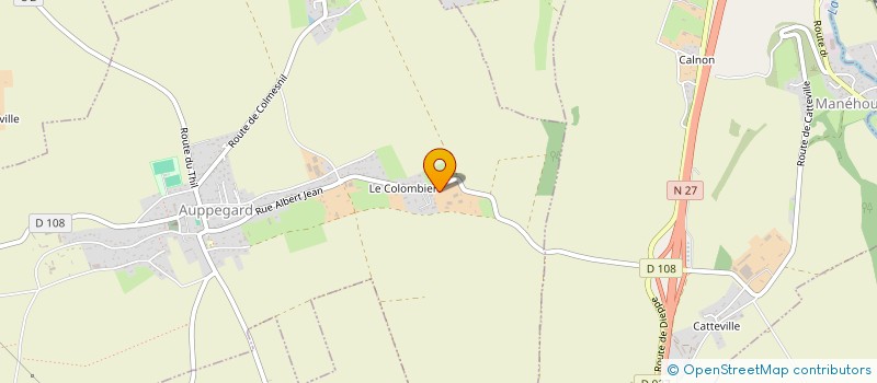 localisation de l'entreprise SNTP - SOCIETE NORMANDE DE TRAVAUX PUBLICS  AUPPEGARD