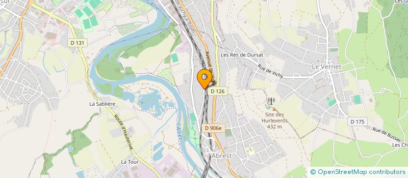 localisation de l'entreprise SNV  ABREST