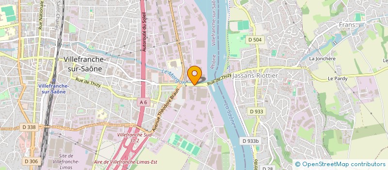 localisation de l'entreprise SNV II à VILLEFRANCHE-SUR-SAONE