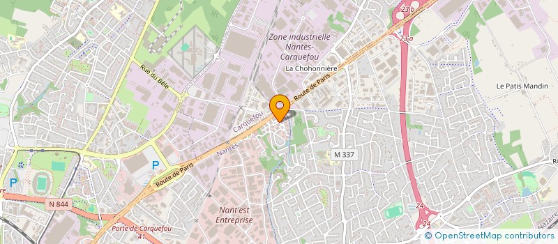 localisation de l'entreprise SNVA SOC NEGOCE VEHICULES AUTOMOBILES à NANTES