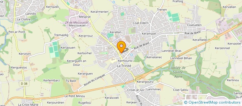 localisation de l'entreprise SNVDIS à PLOUZANE