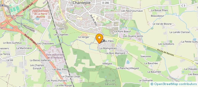 localisation de l'entreprise SNVI GROUP  CHANTEPIE