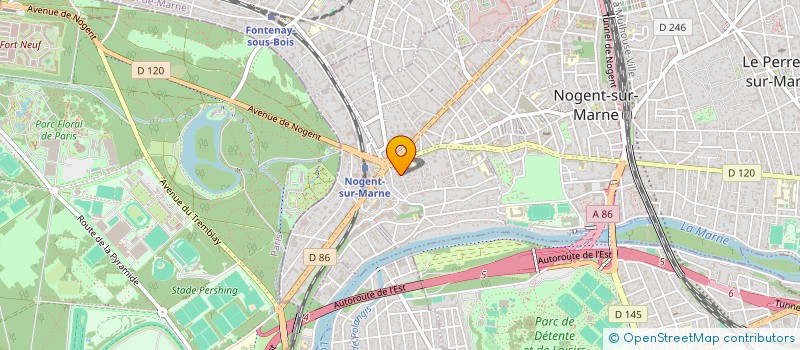 localisation de l'entreprise SNVST IMMO  NOGENT-SUR-MARNE
