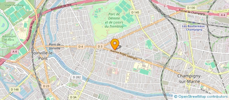 localisation de l'entreprise SNX DISTRIBUTION à CHAMPIGNY-SUR-MARNE
