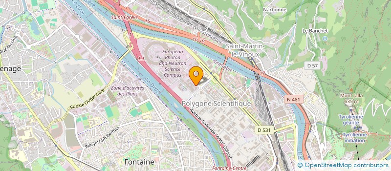 localisation de l'entreprise SNX GRENOBLE à GRENOBLE