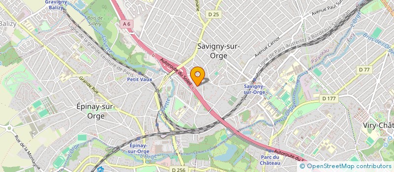 localisation de l'entreprise SNYS VTC à SAVIGNY-SUR-ORGE