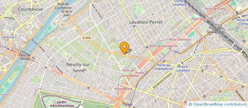 localisation de l'entreprise SNZ INVEST à NEUILLY-SUR-SEINE