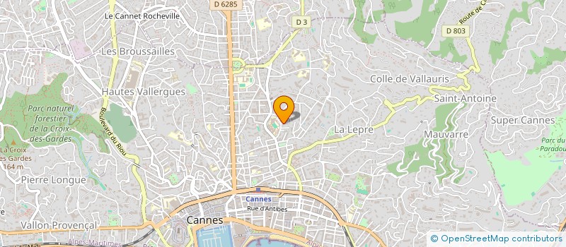 localisation de l'entreprise SO 6 à CANNES