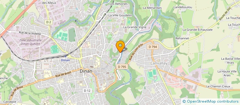 localisation de l'entreprise SO à DINAN