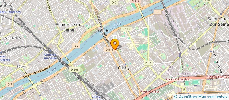 localisation de l'entreprise SO AGENCY à CLICHY