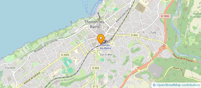 localisation de l'entreprise SO ALPES à THONON-LES-BAINS