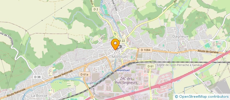 localisation de l'entreprise SO AMBULANCES à MONTLUEL