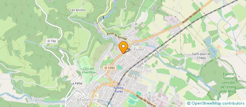 localisation de l'entreprise SO'AME FITNESS  TULLINS