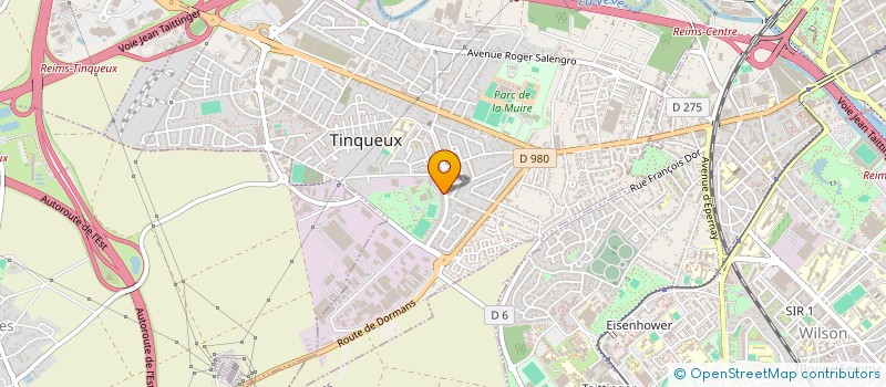 localisation de l'entreprise SO AND FIT  TINQUEUX