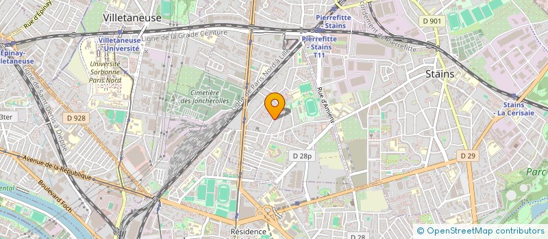 localisation de l'entreprise SO BAT à PIERREFITTE-SUR-SEINE