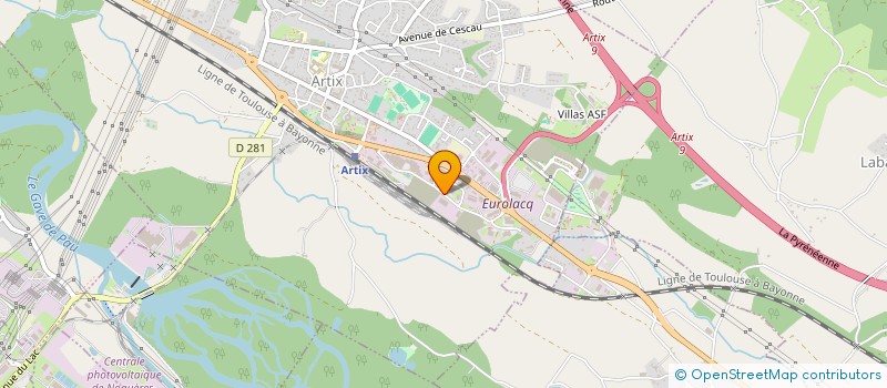 localisation de l'entreprise SO.BE.NET PARTICULIERS à ARTIX