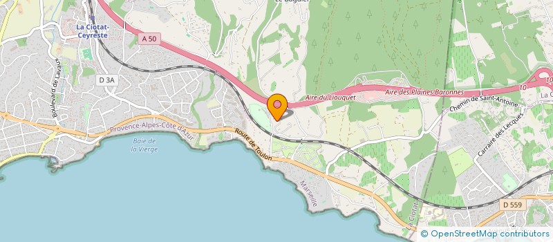 localisation de l'entreprise SO BEACH  LA CIOTAT