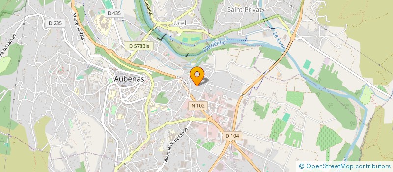localisation de l'entreprise SO BELLANDE à AUBENAS