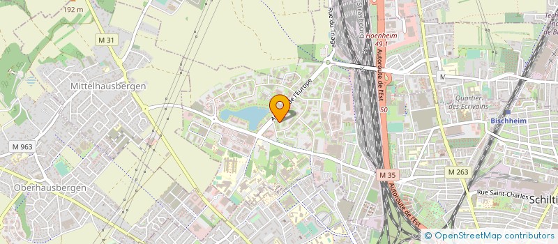 localisation de l'entreprise SO BLUE COMMUNICATION  SCHILTIGHEIM