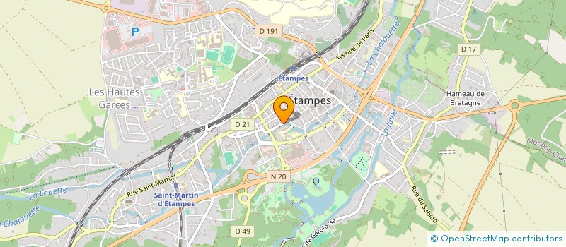 localisation de l'entreprise SO BURGER à ETAMPES